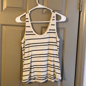 Black and white tank top